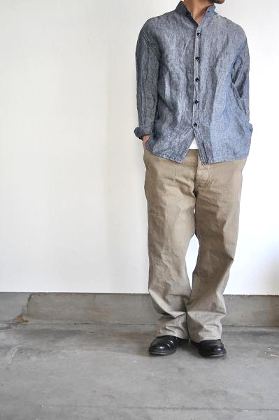GARMENT REPRODUCTION OF WORKERS シャツ STAND FARMER SHIRT CHAMBRAY