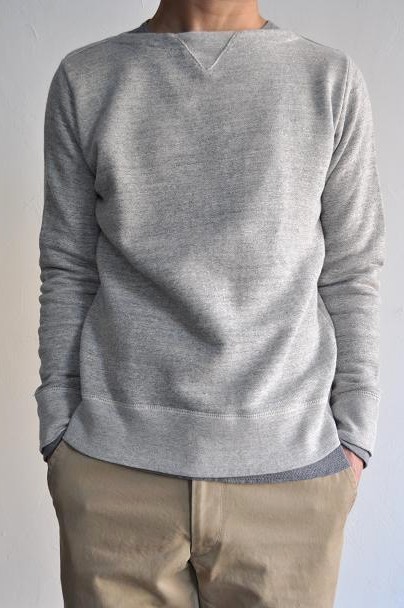 gicipi/ジチピ 301WAFFLE GIRO COLLO M/L ワッフル素材クルーネック長袖