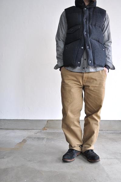 jujudhau/ズーズーダウ ROUND COLLAR(W/C CHECK)