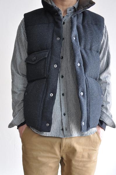 jujudhau/ズーズーダウ ROUND COLLAR(W/C CHECK)