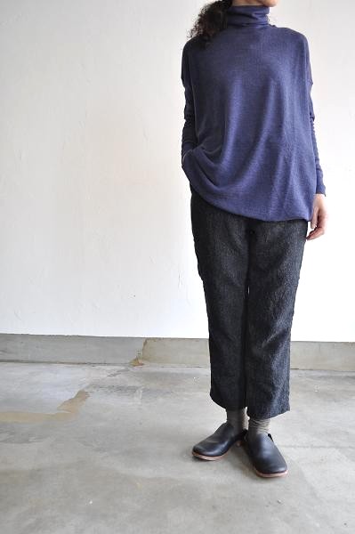 STILL BY HAND/スティルバイハンド ウールツイード九分丈テーパードパンツ