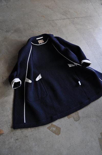 HAVERSACK/ハバーサック コンプレッスドニットチェスターコート