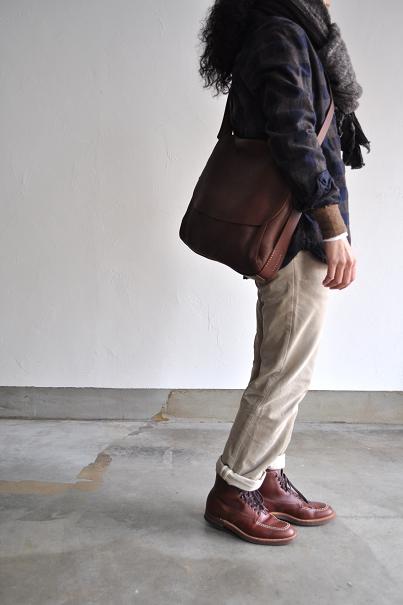 STYLE CRAFT/スタイルクラフト ディアースキンショルダーバッグ 鹿革
