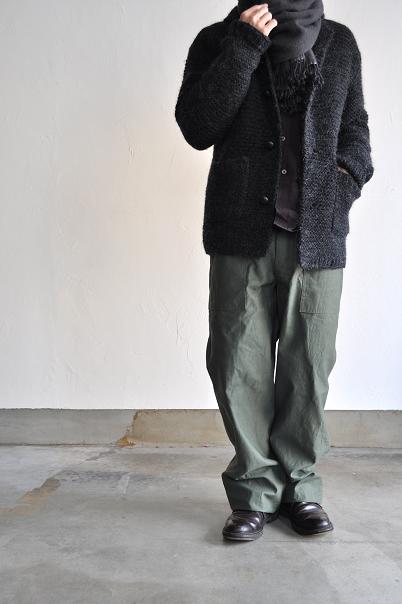 COMME des GARCONS HOMME/コムデギャルソン オム 紡毛ガーター手編み