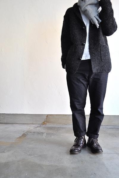 COMME des GARCONS HOMME/コムデギャルソン オム 紡毛ガーター手編み