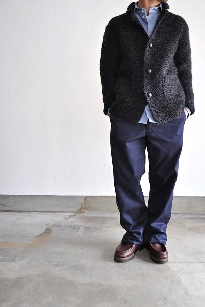 COMME des GARCONS HOMME/コムデギャルソン オム 紡毛ガーター手編み