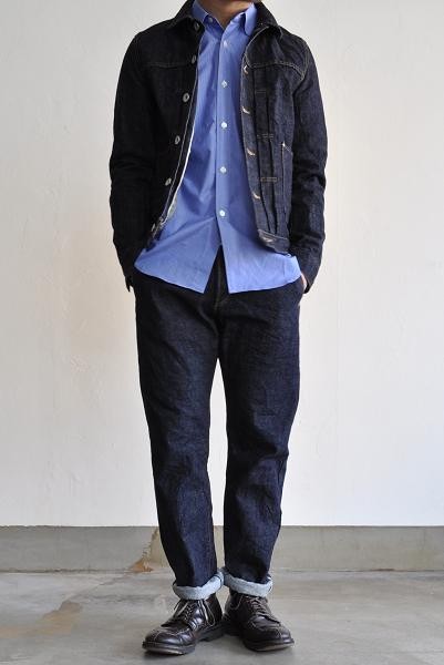 COMME des GARCONS HOMME/コムデギャルソン オム ラウンドカラーストライプシャツ