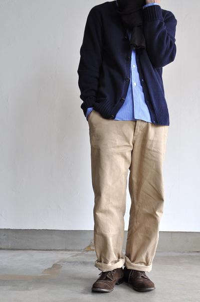 COMME des GARCONS HOMME/コムデギャルソン オム ラウンドカラーストライプシャツ