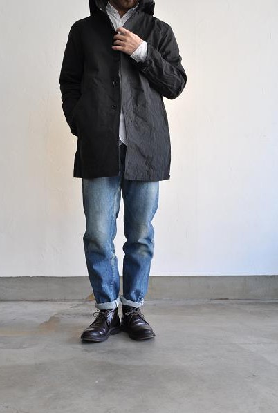 RINEN/リネン 80/2ダウンプルーフ フードコート