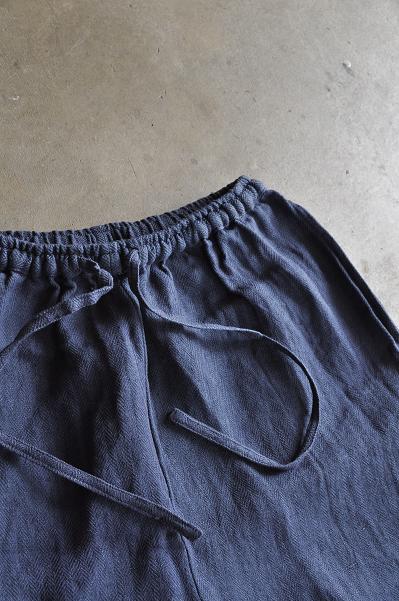 jujudhau/ズーズーダウ MONPE PANTS(H.B/NAVY)