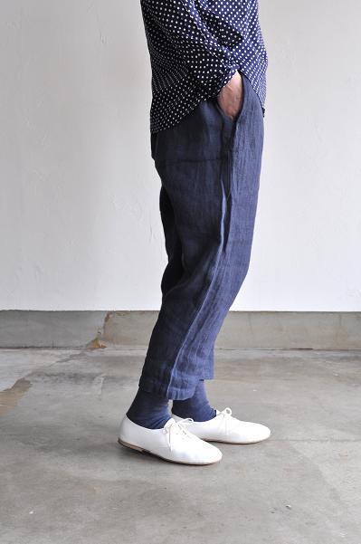 jujudhau/ズーズーダウ MONPE PANTS(H.B/NAVY)