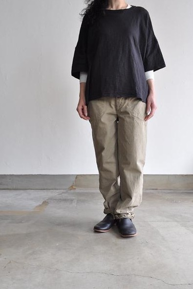 jujudhau/ズーズーダウ LADY’S WIDE-T