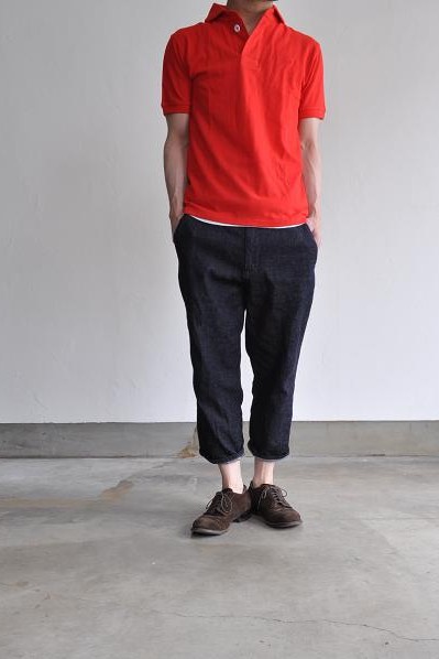STILL BY HAND/スティルバイハンド コットンリネンデニム 9分丈