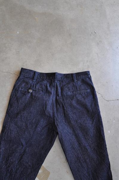 STILL BY HAND/スティルバイハンド コットンリネンデニム 9分丈