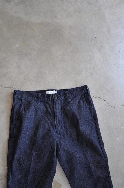 STILL BY HAND/スティルバイハンド コットンリネンデニム 9分丈
