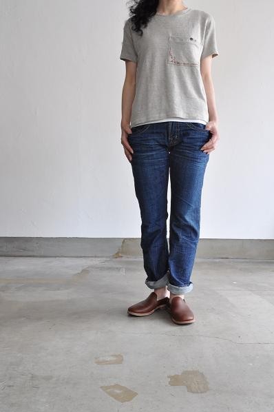 kapital/キャピタル 14/-リネン天竺 アーミッシュポケT