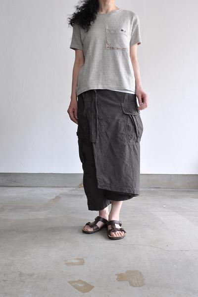 kapital/キャピタル 14/-リネン天竺 アーミッシュポケT