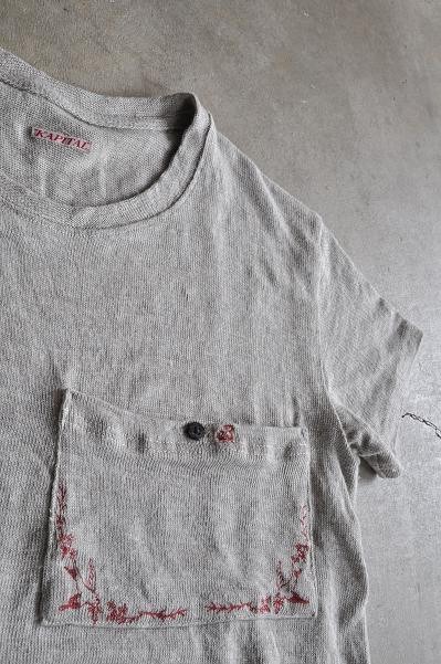 kapital/キャピタル 14/-リネン天竺 アーミッシュポケT