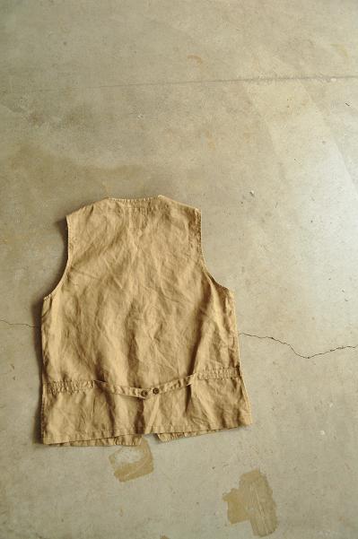 STILL BY HAND/スティルバイハンド リネンベスト