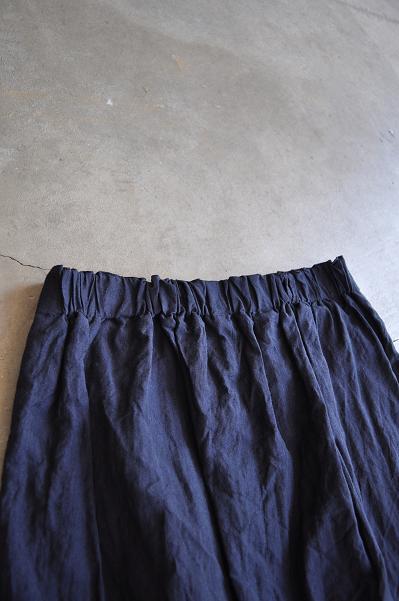 NO CONTROL AIR/ノーコントロールエアー 強撚ウール×強撚リネン シャンブレー サルエルパンツ