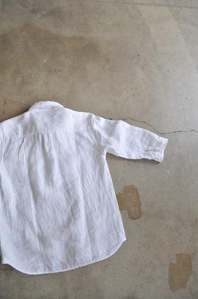 jujudhau/ズーズーダウ 3/4 P.O.(Linen)/リネン3/4シャツ