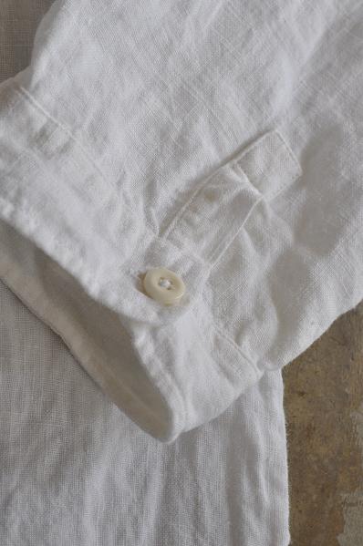 jujudhau/ズーズーダウ 3/4 P.O.(Linen)/リネン3/4シャツ