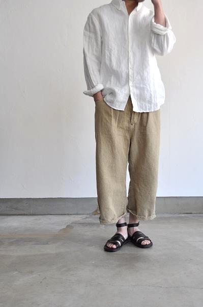 kapital/キャピタル リネンキャンバス パンツ