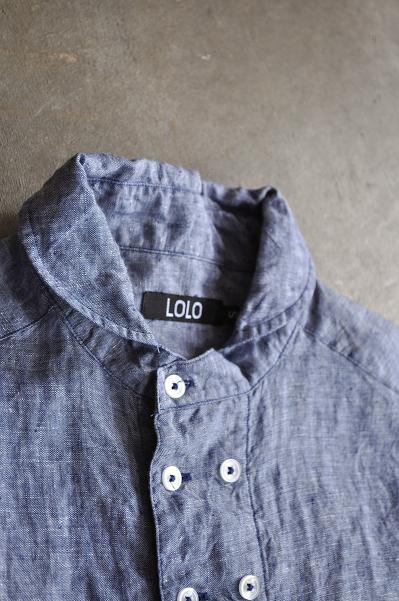 LOLO/ロロ Linen Double Button Shirt/リネン ダブルボタンシャツ