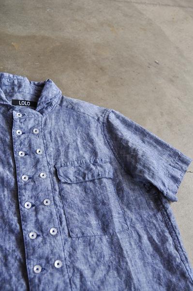 LOLO/ロロ Linen Double Button Shirt/リネン ダブルボタンシャツ