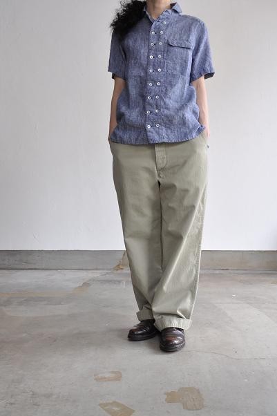 LOLO/ロロ Linen Double Button Shirt/リネン ダブルボタンシャツ