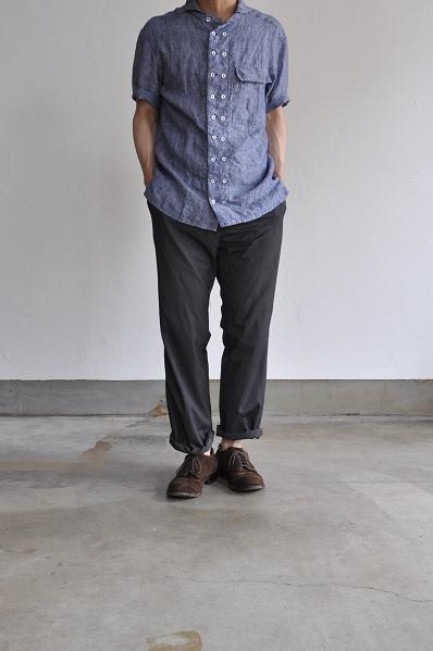LOLO/ロロ Linen Double Button Shirt/リネン ダブルボタンシャツ