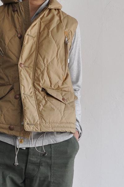 HAVERSACK/ハバーサック ウェザークロス キルティング ベスト