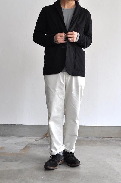 RINEN/リネン 20/1引き揃え オーガニック天竺 テーラードジャケット