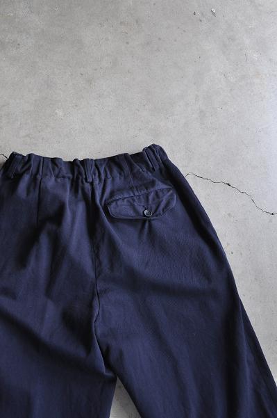ゴーシュ コットンウールツイル ワイドパンツ