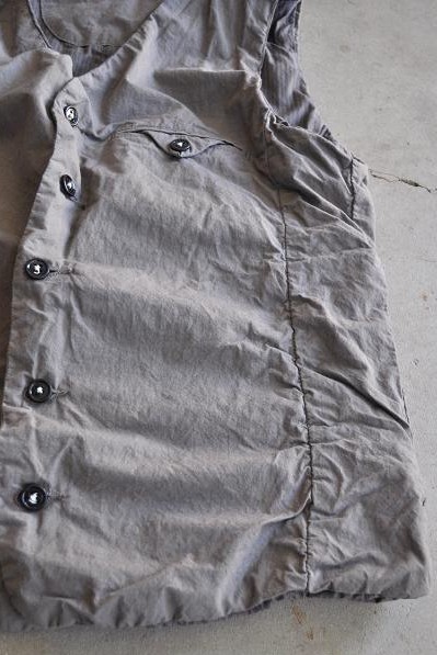 Ordinary fits/オーディナリーフィッツ SHIRRING VEST/ベスト