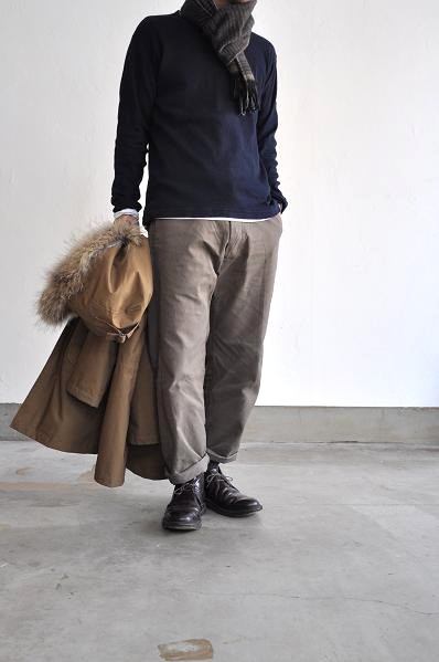 COMME des GARCONS HOMME/コムデギャルソン オム 綿テレコ 製品染め