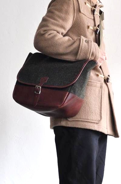 COMME des GARCONS HOMME/コムデギャルソン オム ハリスツイード×厚手ステアオイル