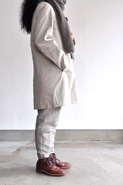 etre Pieds nus/エートル・ピエ・ニュ ステンカラーコート