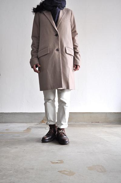 etre Pieds nus/エートル・ピエ・ニュ Camel Wool Tailored Coat/キャメルウール テーラードコート