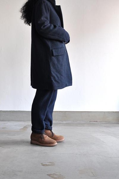 etre Pieds nus/エートル・ピエ・ニュ Lomond Tweed Tailored Coat /ローモンドツイードテーラードコート