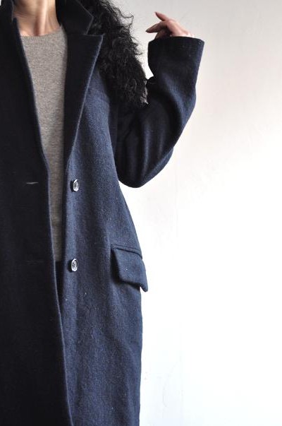 etre Pieds nus/エートル・ピエ・ニュ Lomond Tweed Tailored Coat /ローモンドツイードテーラードコート
