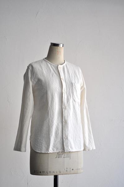 jujudhau/ズーズーダウ ROUND NECK(W/C NATURAL)