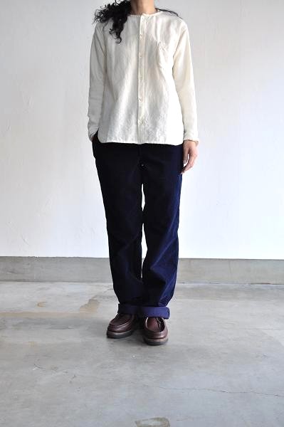 jujudhau/ズーズーダウ ROUND NECK(W/C NATURAL)