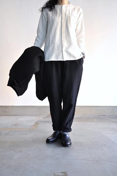 jujudhau/ズーズーダウ ROUND NECK(W/C NATURAL)