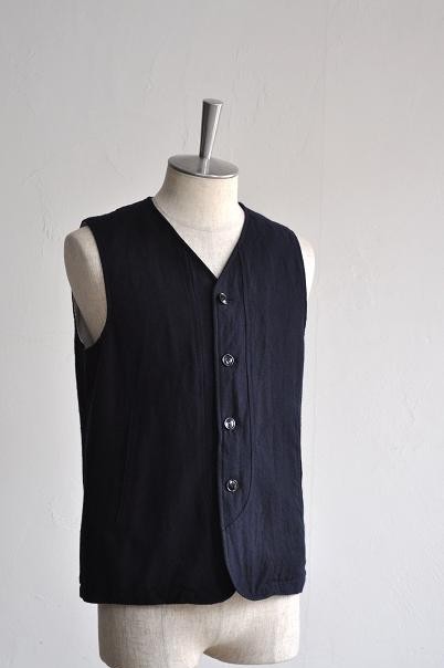 STILL BY HAND/スティルバイハンド コットンウール ツイル ベスト