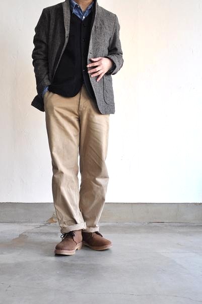 STILL BY HAND/スティルバイハンド コットンウール ツイル ベスト