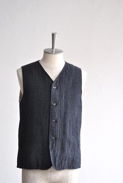STILL BY HAND/スティルバイハンド コットンウール ツイル ベスト