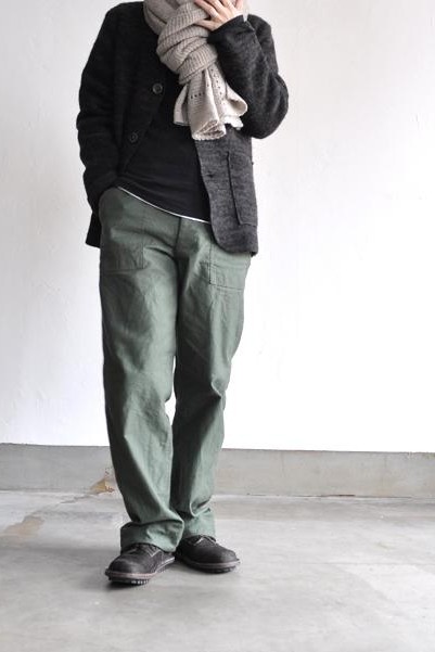 etre Pieds nus/エートル・ピエ・ニュ カシミア ガーター ラージ ショール/Cashmere Garter Large Shawl<br />