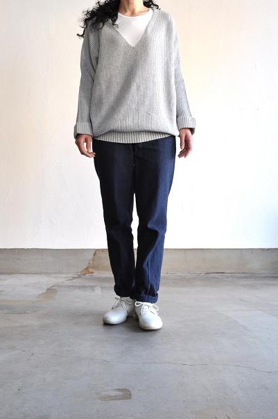 TANG/タング コットンアクリル ドロップショルダー