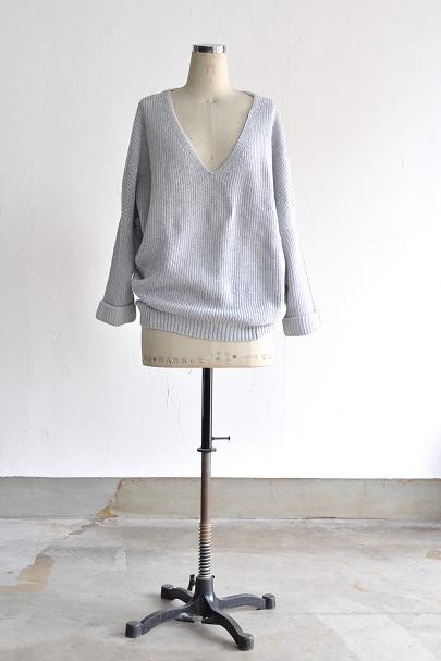 TANG/タング コットンアクリル ドロップショルダー